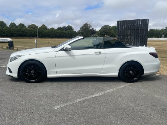 Mercedes-Benz E Class Amg Line Edition Cabriolet White #2