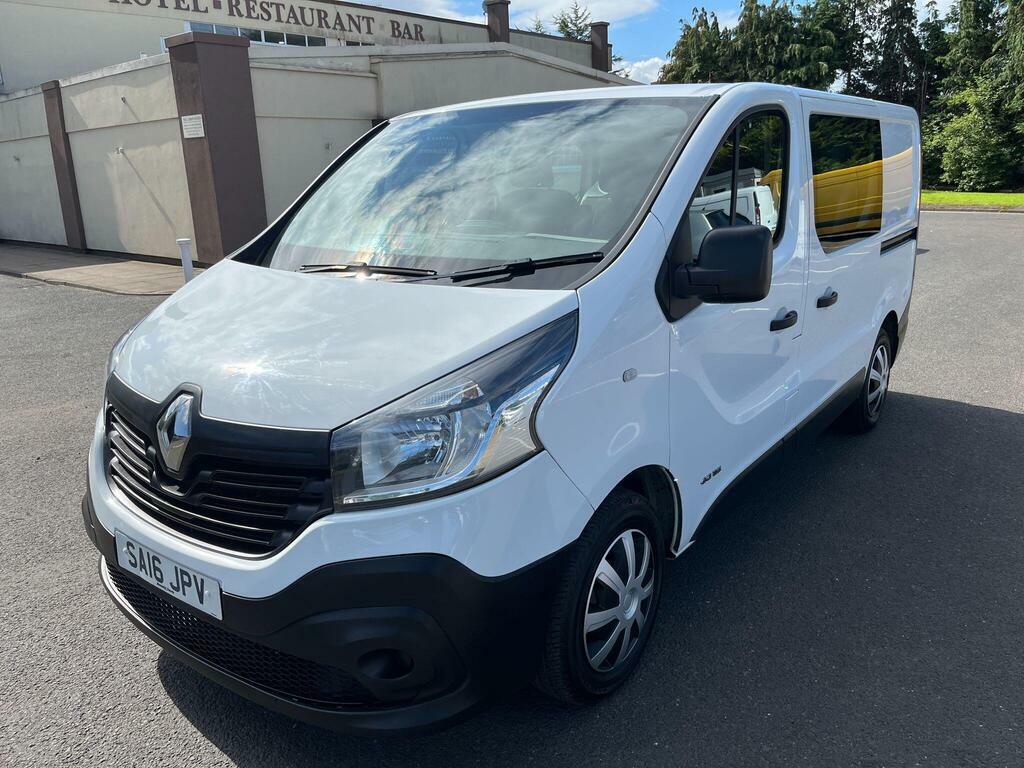 Renault Trafic 1.6 Dci 27 Business Crew Van Euro 5 White #6