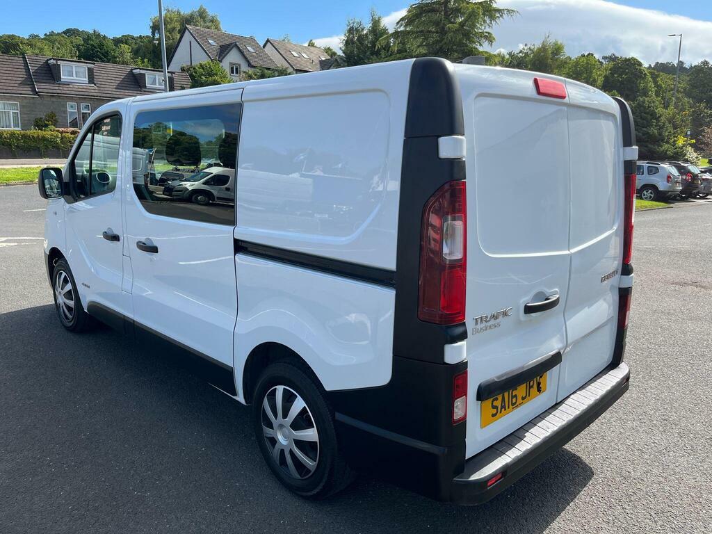 Renault Trafic 1.6 Dci 27 Business Crew Van Euro 5 White #4