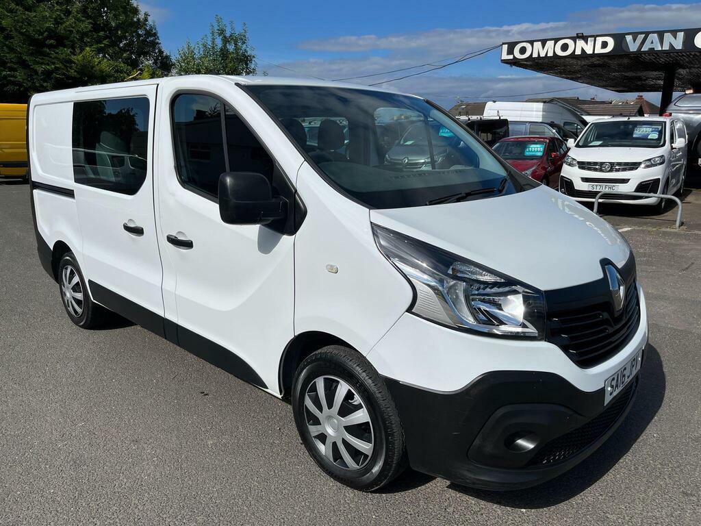 Renault Trafic 1.6 Dci 27 Business Crew Van Euro 5 White
