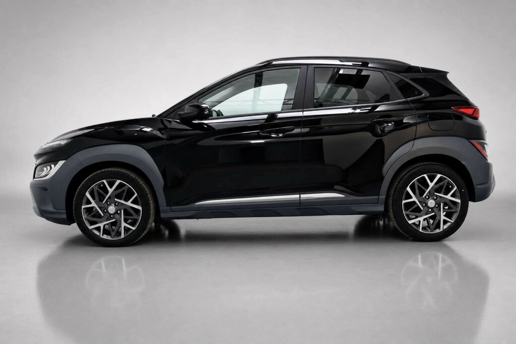 Hyundai Kona 1.6 H-gdi Ultimate Suv Hybrid Dct Euro LC72SYS Black #4