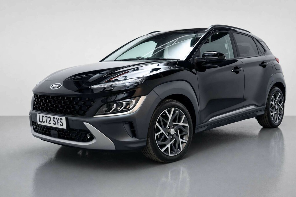 Hyundai Kona 1.6 H-gdi Ultimate Suv Hybrid Dct Euro LC72SYS Black #3