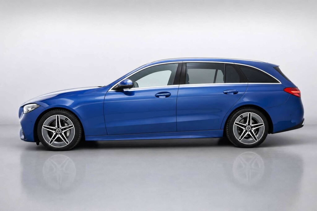 Mercedes-Benz C Class 1.5 C200h Mhev Amg Line Estate Hybrid G WX23YDA Blue #4