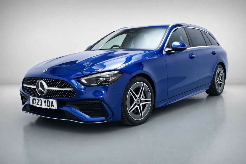 Mercedes-Benz C Class 1.5 C200h Mhev Amg Line Estate Hybrid G WX23YDA Blue #3