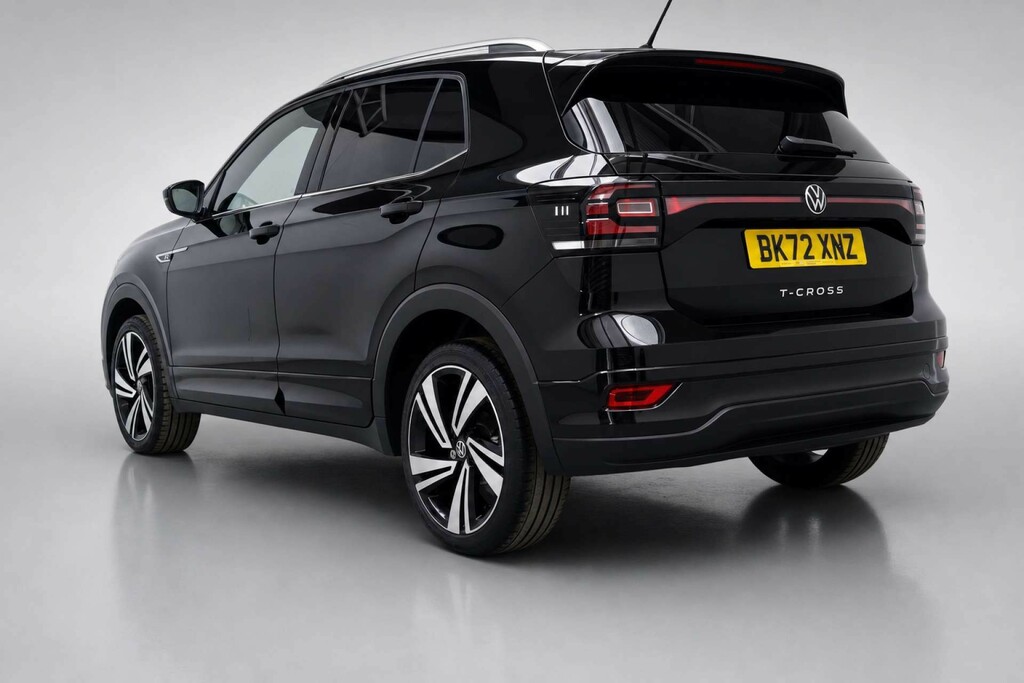Volkswagen T-Cross 1.5 Tsi Evo R-line Suv Dsg Euro 6 Ss BK72XNZ Black #5