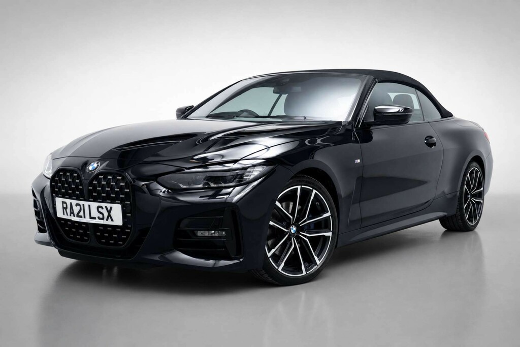 BMW 4 Series 2.0 420I M Sport Convertible Euro RA21LSX Black #4