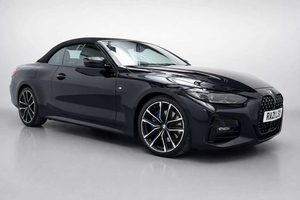 BMW 4 Series 2.0 420I M Sport Convertible Euro RA21LSX Black #2
