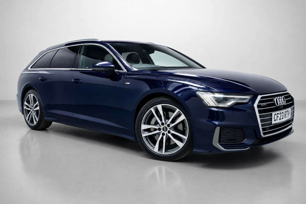 Audi A6 Avant 2.0 Tfsie 50 S Line Estate Plug-in Hybr CF23RTV Blue