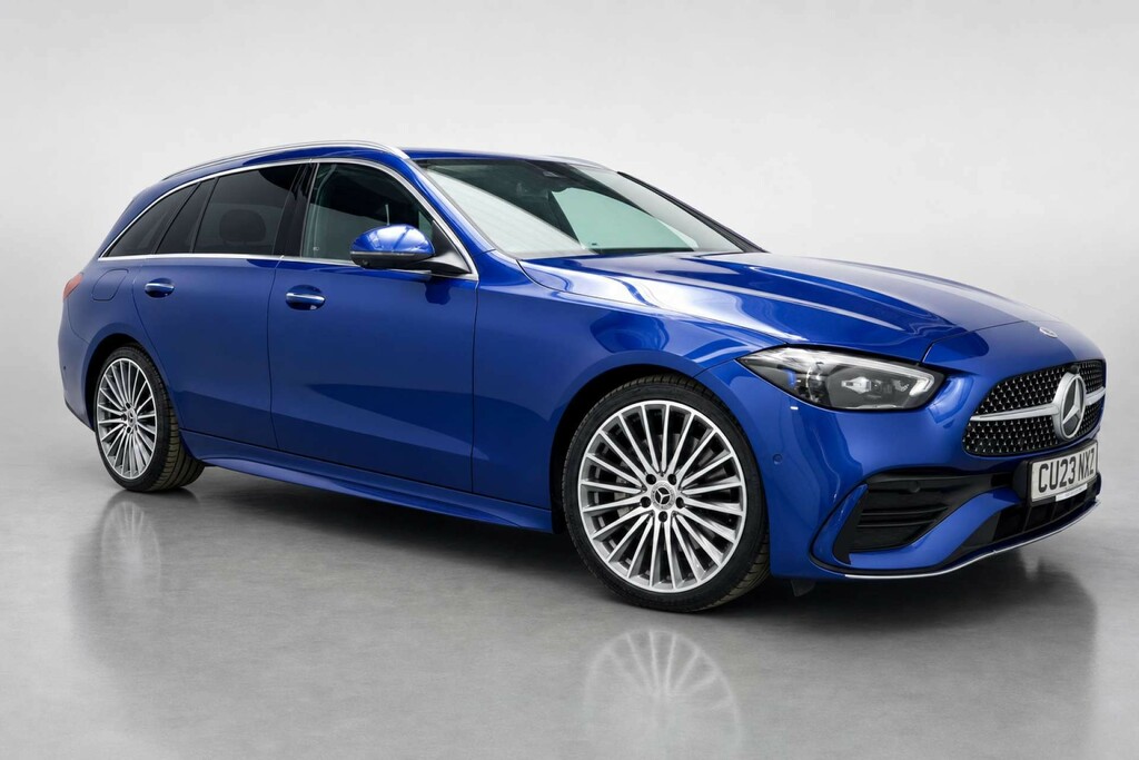 Mercedes-Benz C Class 2.0 C220dh Mhev Amg Line Premium Estate Dies Blue
