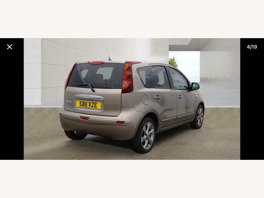 Nissan Note 1.6 16V N-tec Euro 5 Beige #3