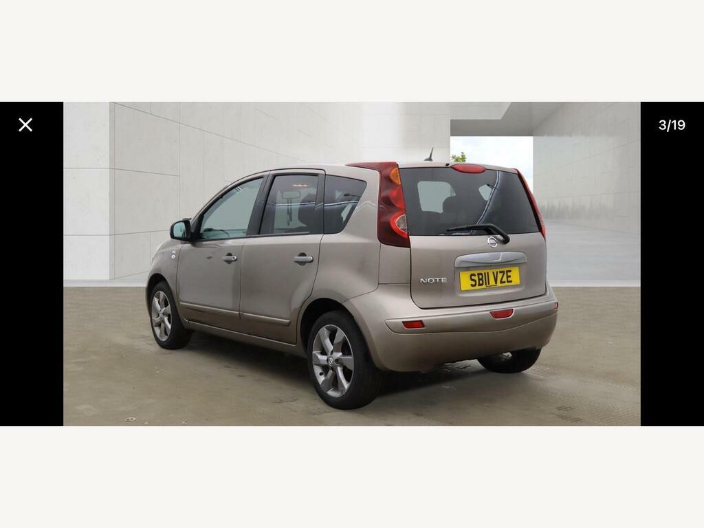 Nissan Note 1.6 16V N-tec Euro 5 Beige #4