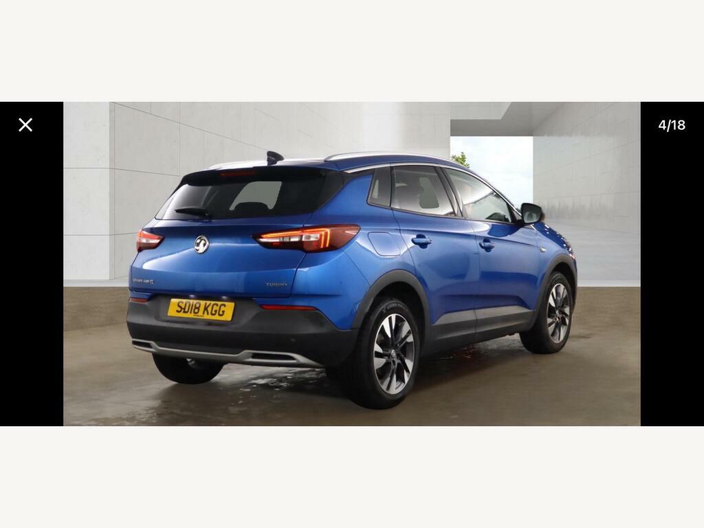 Vauxhall Grandland X 1.2 Turbo Sport Nav Euro 6 S S Blue #3