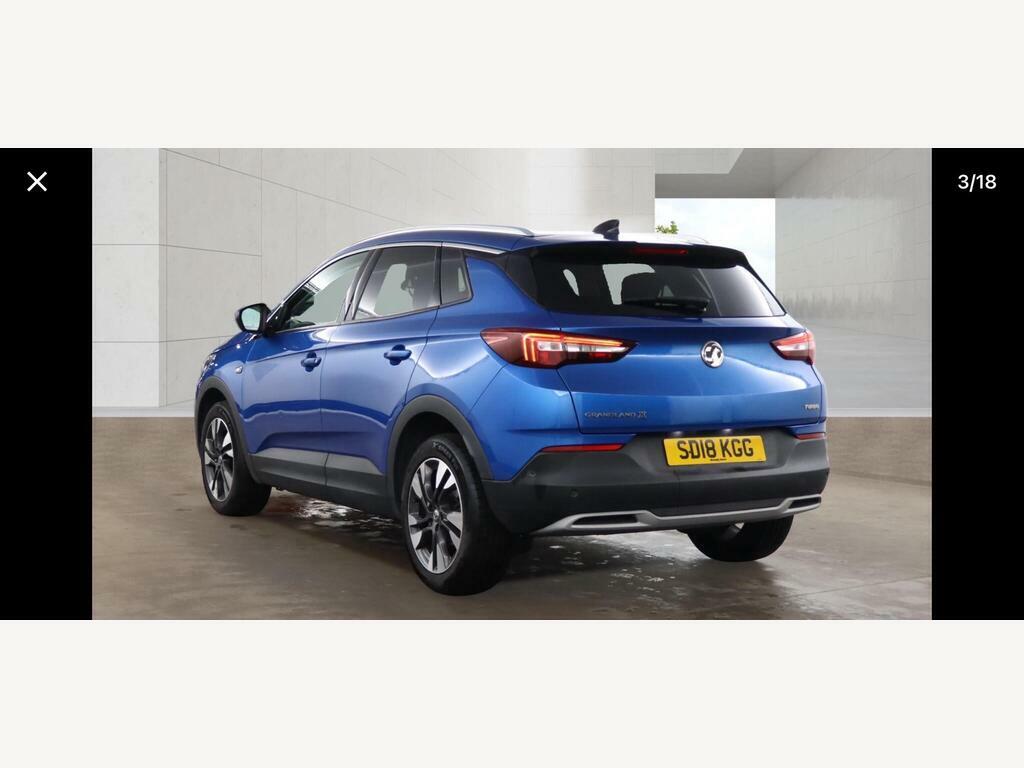 Vauxhall Grandland X 1.2 Turbo Sport Nav Euro 6 S S Blue #6