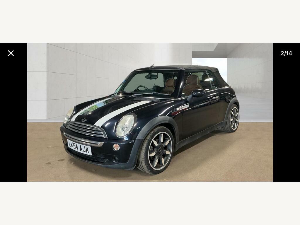 Mini Convertible 1.6 Cooper Sidewalk Cvt Euro 4 LK54AJK Black #5