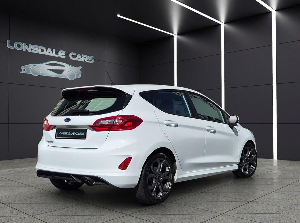 Ford Fiesta 1.0T Ecoboost St-line Euro 6 Ss White #4