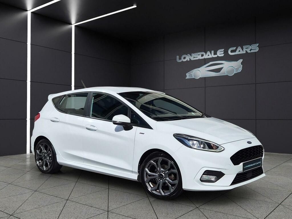 Ford Fiesta 1.0T Ecoboost St-line Euro 6 Ss White #2
