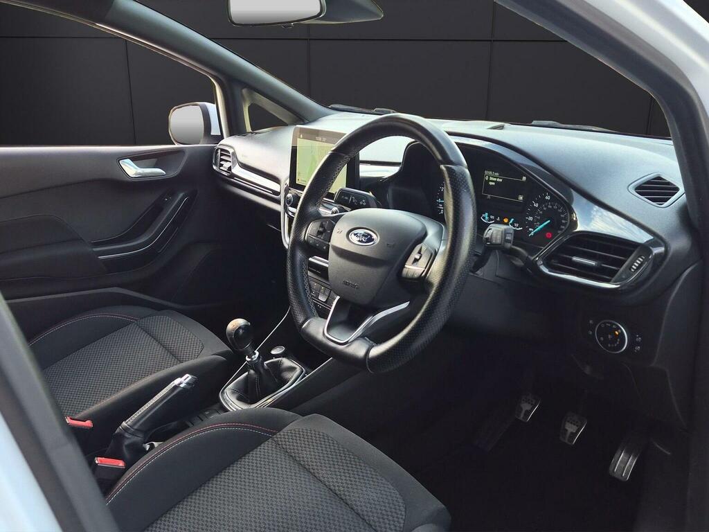 Ford Fiesta 1.0T Ecoboost St-line Euro 6 Ss White #6