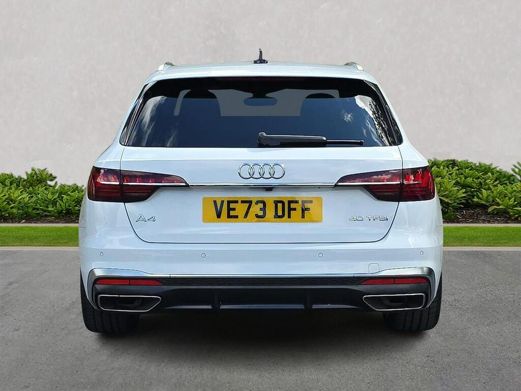 Audi A4 2.0 Tfsi 40 S Line Estate S Tronic Euro VE73DFF White #4