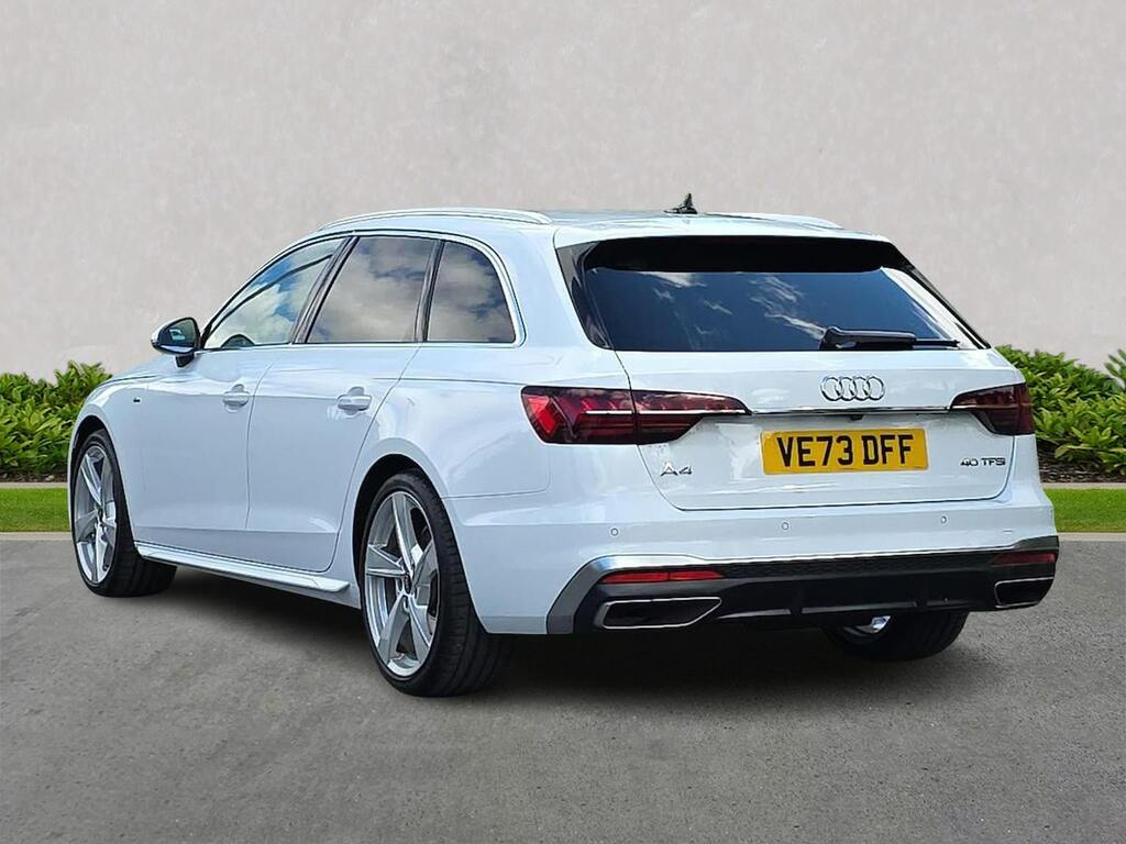 Audi A4 2.0 Tfsi 40 S Line Estate S Tronic Euro VE73DFF White #2
