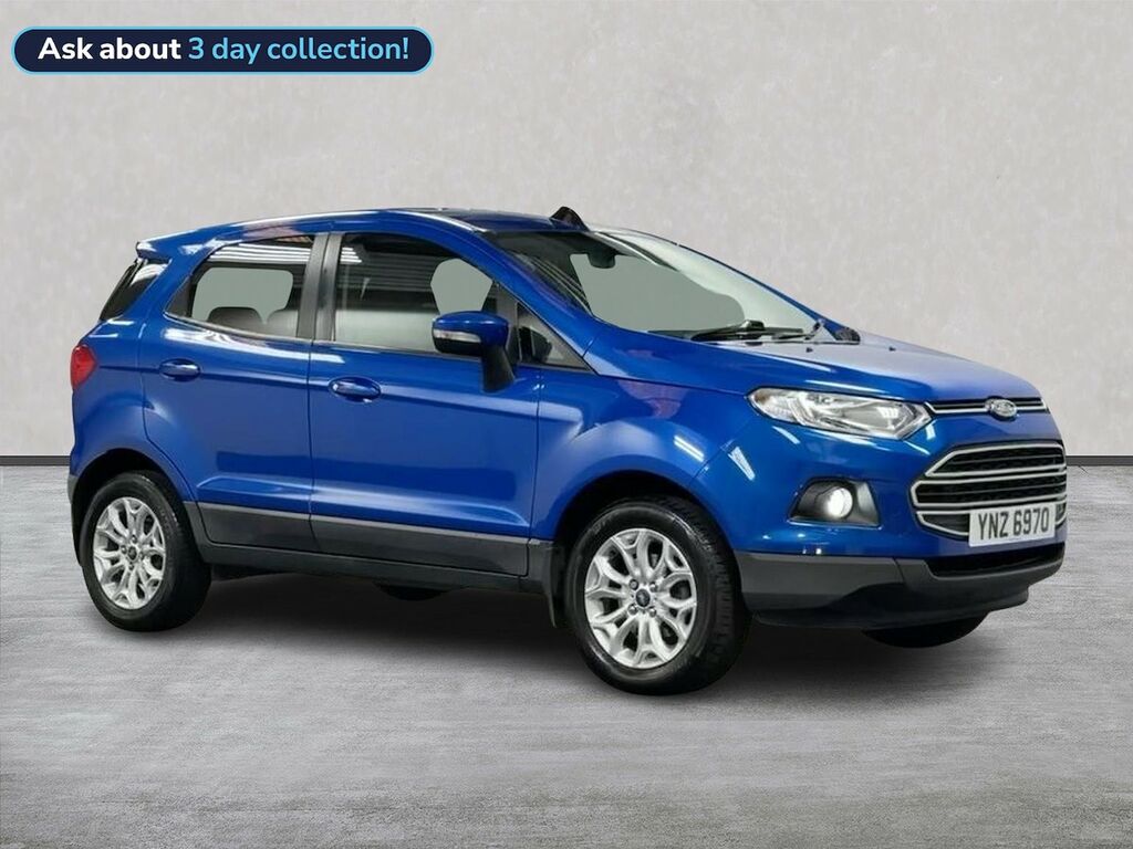 Ford Ecosport 1.0T Ecoboost Zetec Suv 2Wd Euro Blue