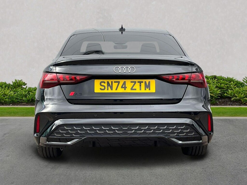 Audi A3 1.5 Tfsi 35 S Line Saloon Euro 6 SN74ZTM Black #4