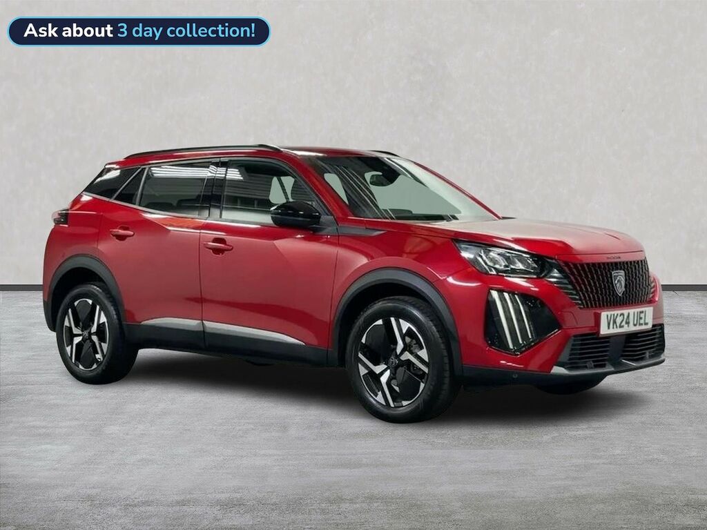 Peugeot 2008 1.2 Puretech Allure Suv Euro 6 VK24UEL Red