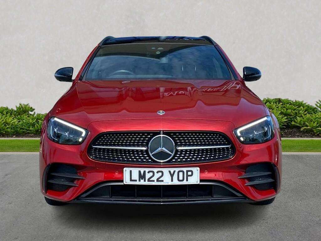 Mercedes-Benz E Class E220d 200 Amg Line Night Ed Prem 9G-tronic Red #5