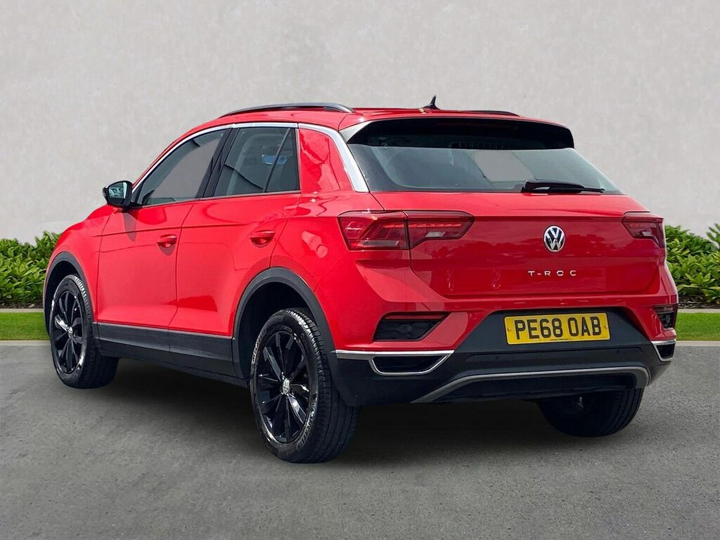 Volkswagen T-Roc 1.0 Tsi Se Suv Euro 6 Ss 115 PE68OAB Red #2