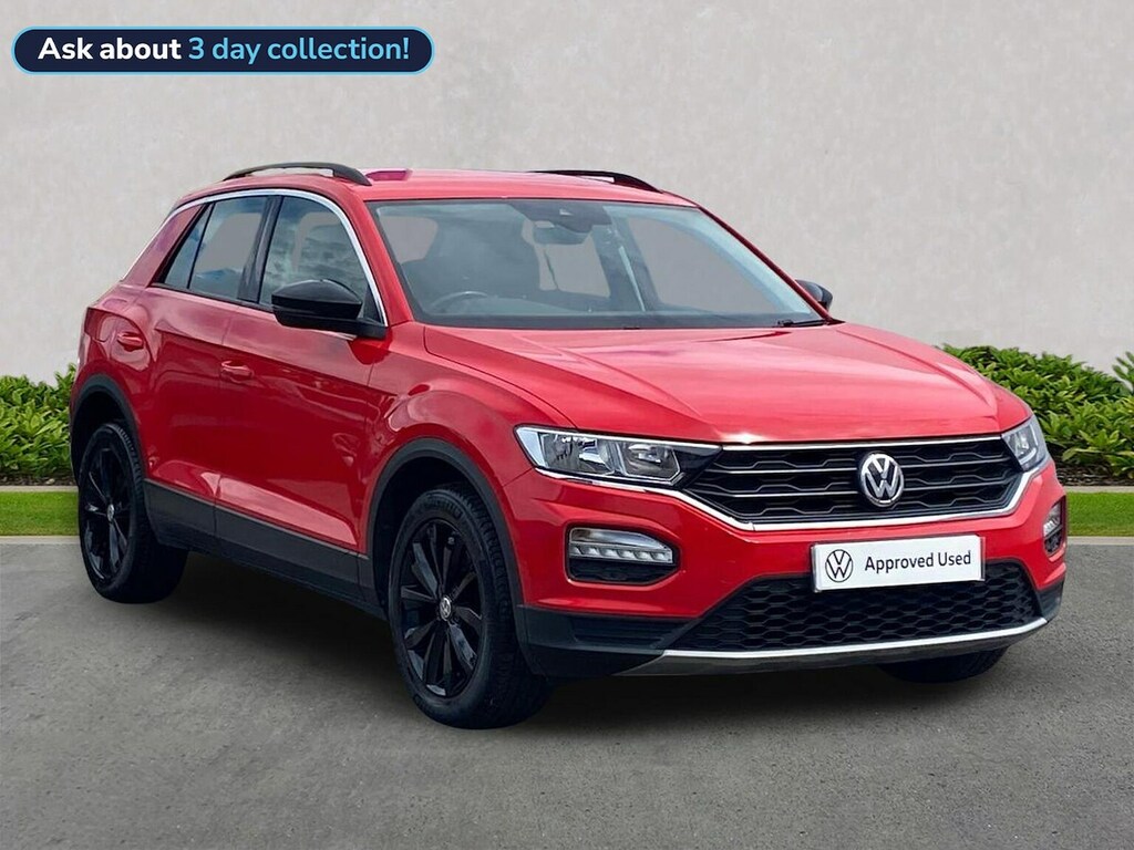 Volkswagen T-Roc 1.0 Tsi Se Suv Euro 6 Ss 115 PE68OAB Red