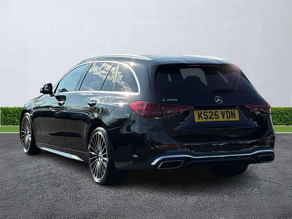 Mercedes-Benz C Class C200 Amg Line Premium Plus 9G-tronic Black #2