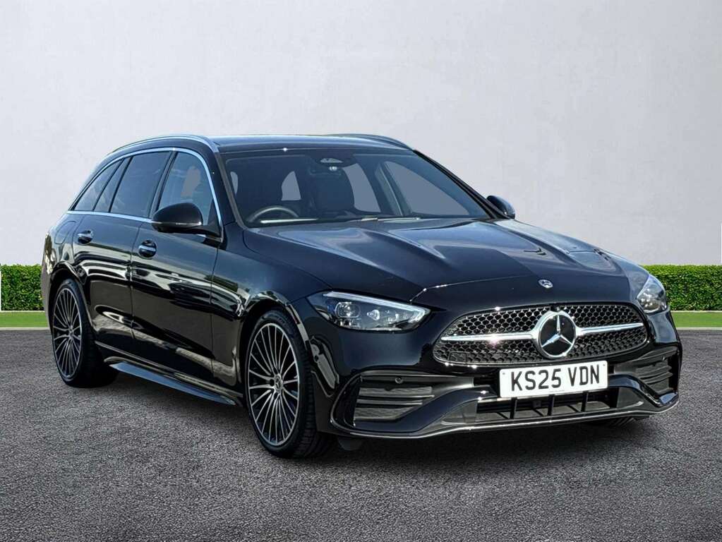 Mercedes-Benz C Class C200 Amg Line Premium Plus 9G-tronic Black
