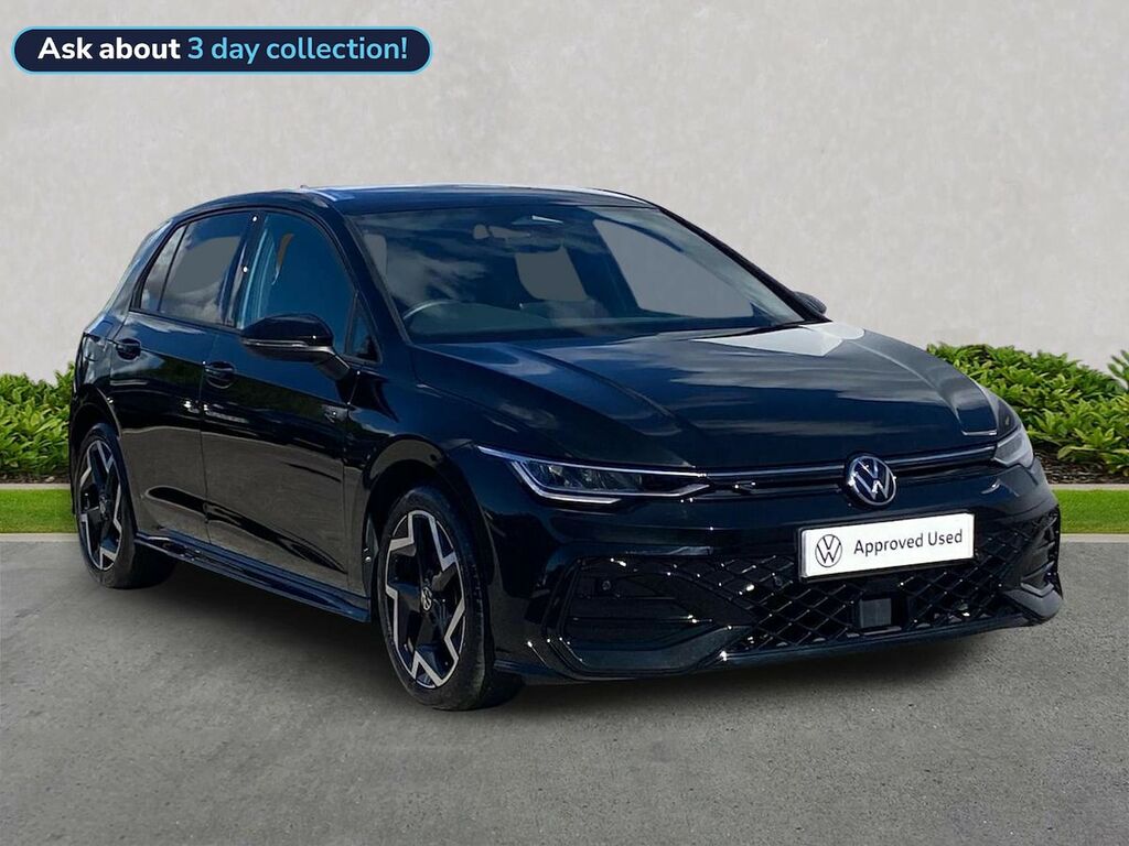 Volkswagen Golf 2.0 Tdi R-line Hatchback Dsg Euro 6 S KP75HZY Black