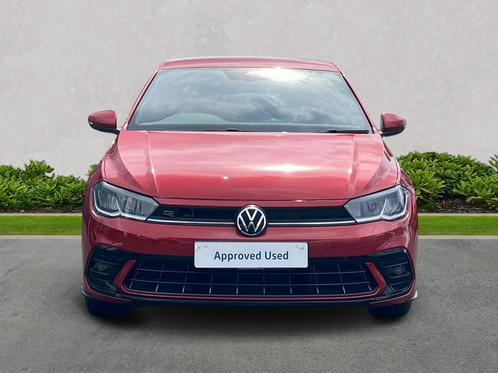 Volkswagen Polo 1.0 Tsi R-line Hatchback Dsg Euro 6 S NL22MVM Red #4