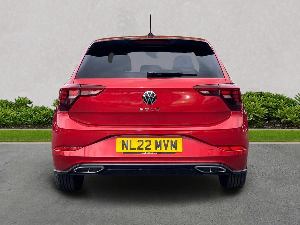 Volkswagen Polo 1.0 Tsi R-line Hatchback Dsg Euro 6 S NL22MVM Red #3