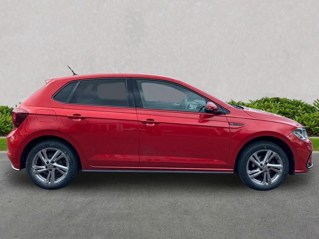 Volkswagen Polo 1.0 Tsi R-line Hatchback Dsg Euro 6 S NL22MVM Red #2
