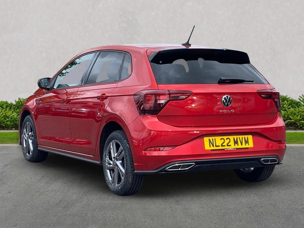 Volkswagen Polo 1.0 Tsi R-line Hatchback Dsg Euro 6 S NL22MVM Red