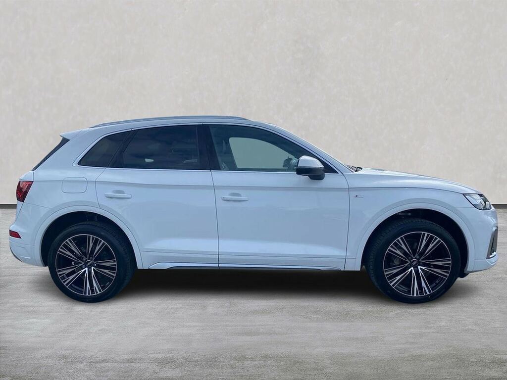 Audi Q5 2.0 Tfsi 45 S Line Suv S Tronic Quattro YP72RYO White #3