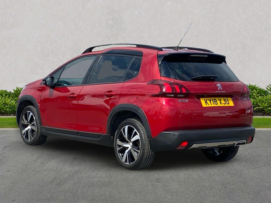 Peugeot 2008 1.6 Bluehdi 100 Gt Line KY18XJU Red #2
