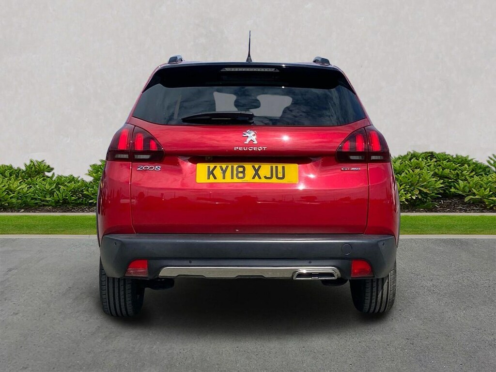 Peugeot 2008 1.6 Bluehdi 100 Gt Line KY18XJU Red #4