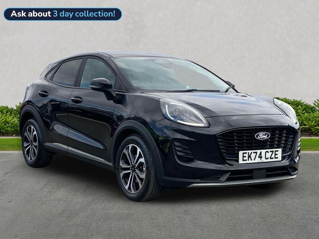 Ford Puma 1.0T Ecoboost Mhev Titanium Suv Hybrid Black