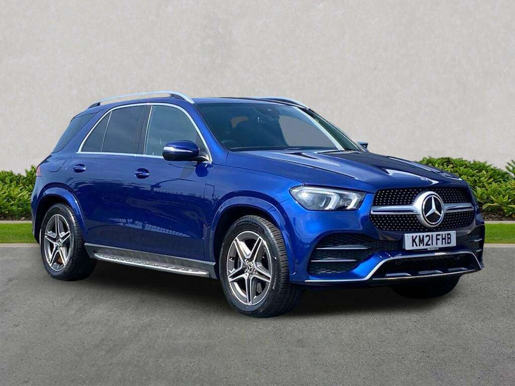 Mercedes-Benz GLE Class Gle 350D 4Matic Amg Line Prem 9G-tronic 7 St KM21FHB Blue