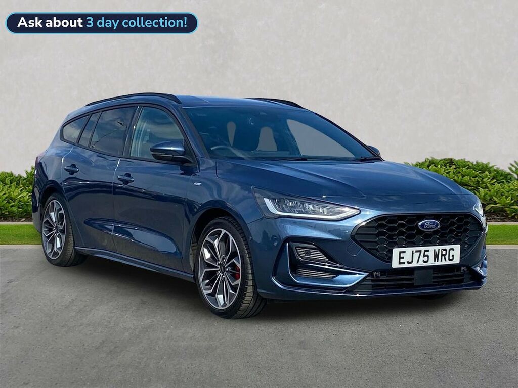 Ford Focus 1.0 Ecoboost Hybrid Mhev 155 St-line X Blue