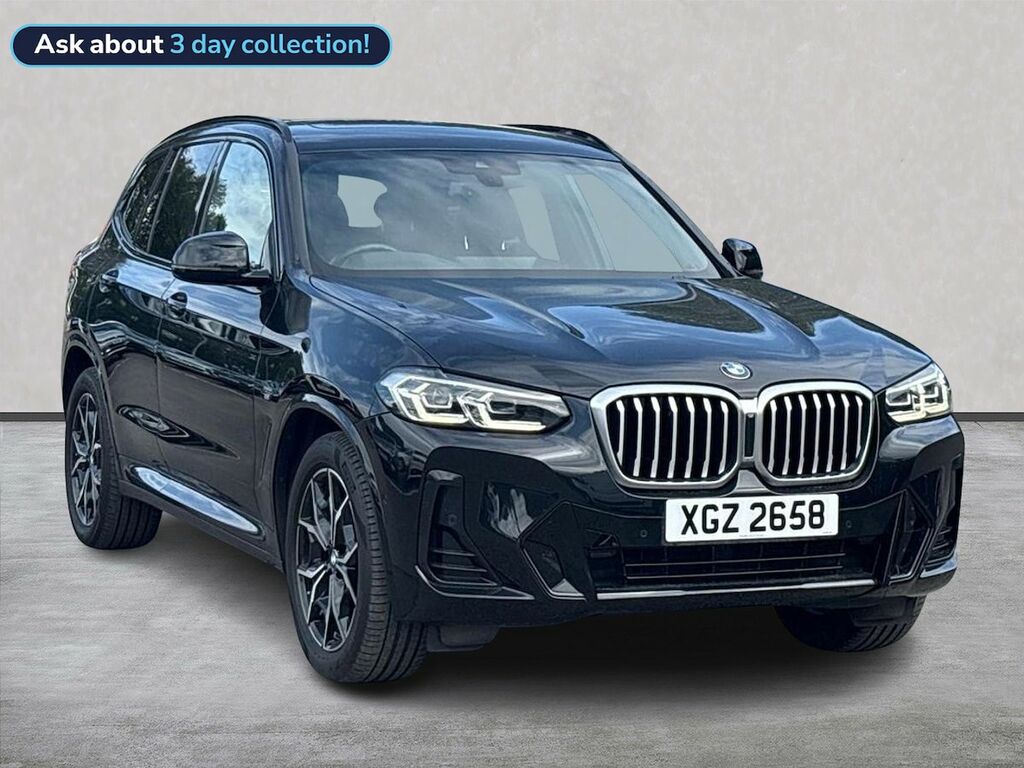 BMW X3 2.0 20D Mht M Sport Suv Hybrid Xdr Black