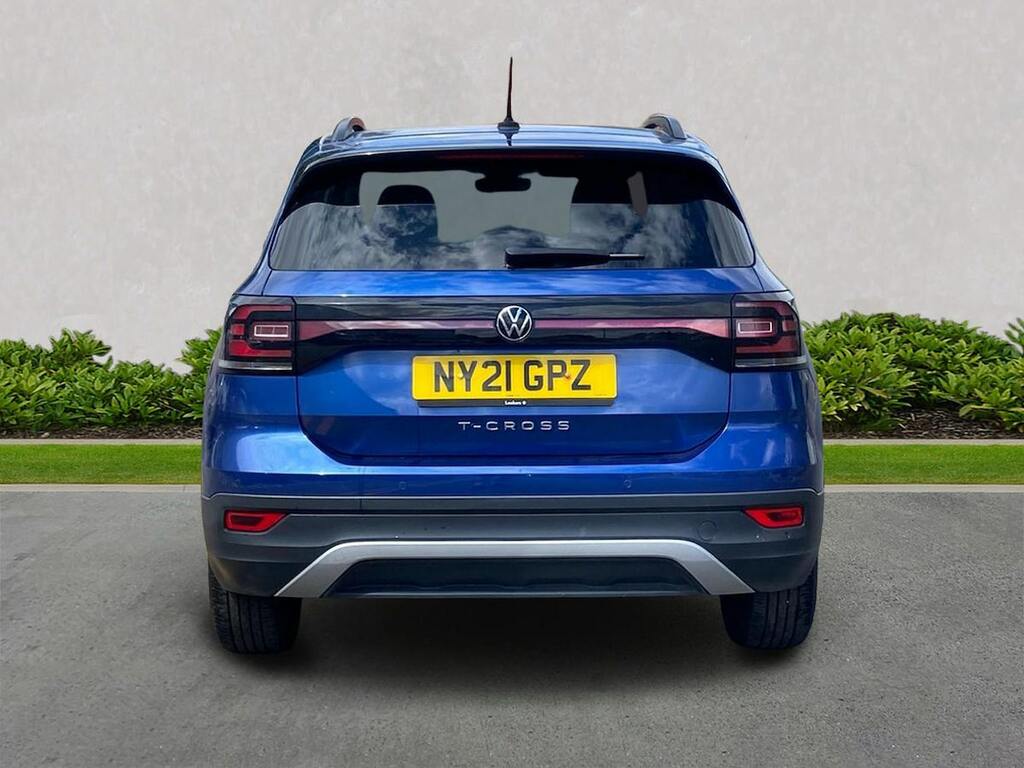 Volkswagen T-Cross 1.0 Tsi Black Edition Suv Euro 6 NY21GPZ Blue #3