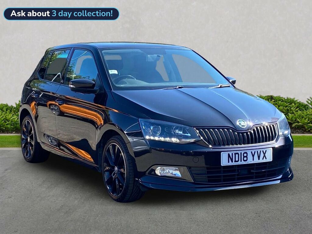 Skoda Fabia 1.0 Tsi Monte Carlo Hatchback Eu ND18YVX Black