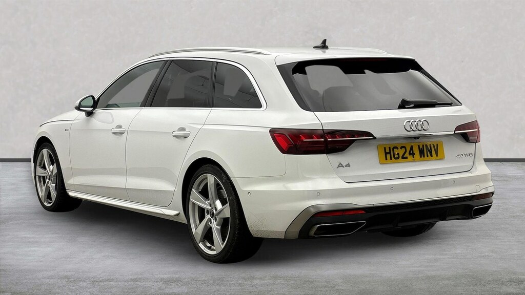 Audi A4 Avant 2.0 Tfsi 40 S Line Estate S Tronic Euro White #2