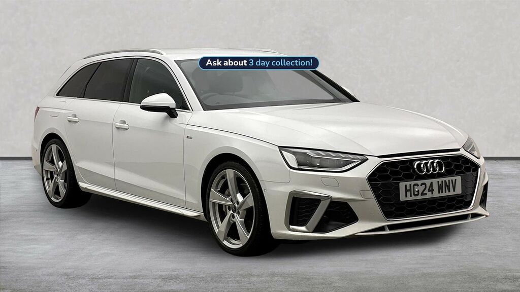 Audi A4 Avant 2.0 Tfsi 40 S Line Estate S Tronic Euro White