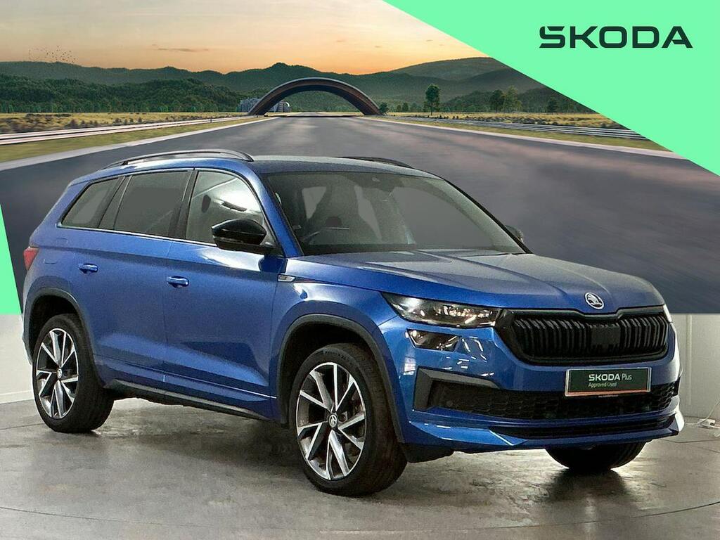Skoda Kodiaq 2.0 Tdi Sportline Suv Dsg 4Wd Euro 6 S Blue