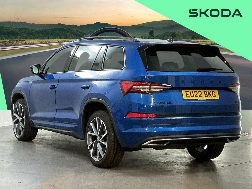 Skoda Kodiaq 2.0 Tdi Sportline Suv Dsg 4Wd Euro 6 S EU22BKG Blue #2