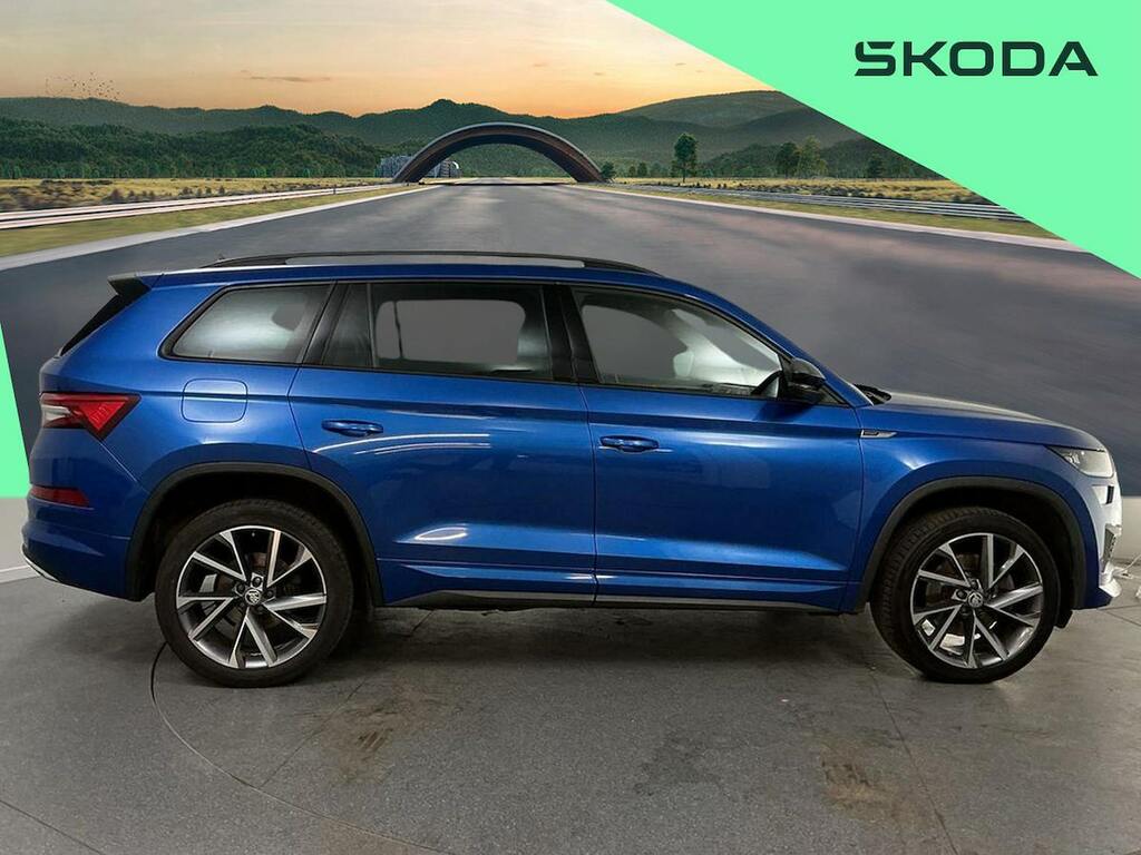 Skoda Kodiaq 2.0 Tdi Sportline Suv Dsg 4Wd Euro 6 S EU22BKG Blue #3